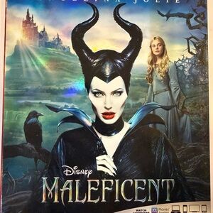 Disney Maleficent Blu-ray with Black and Blue Cover